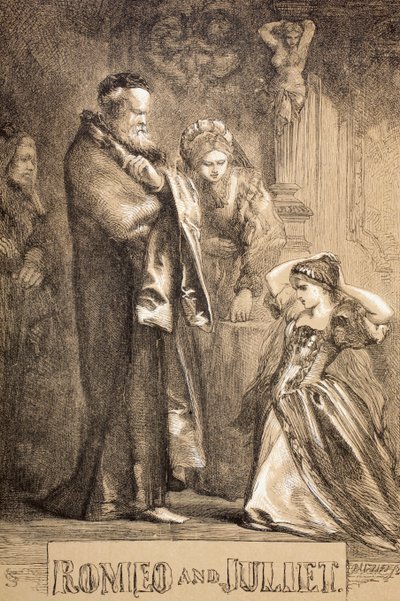 Romeo e Giulietta, 1890 da John Gilbert